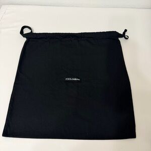 Dolce & Gabbana Classic Black Pouch dust bag garment bag
